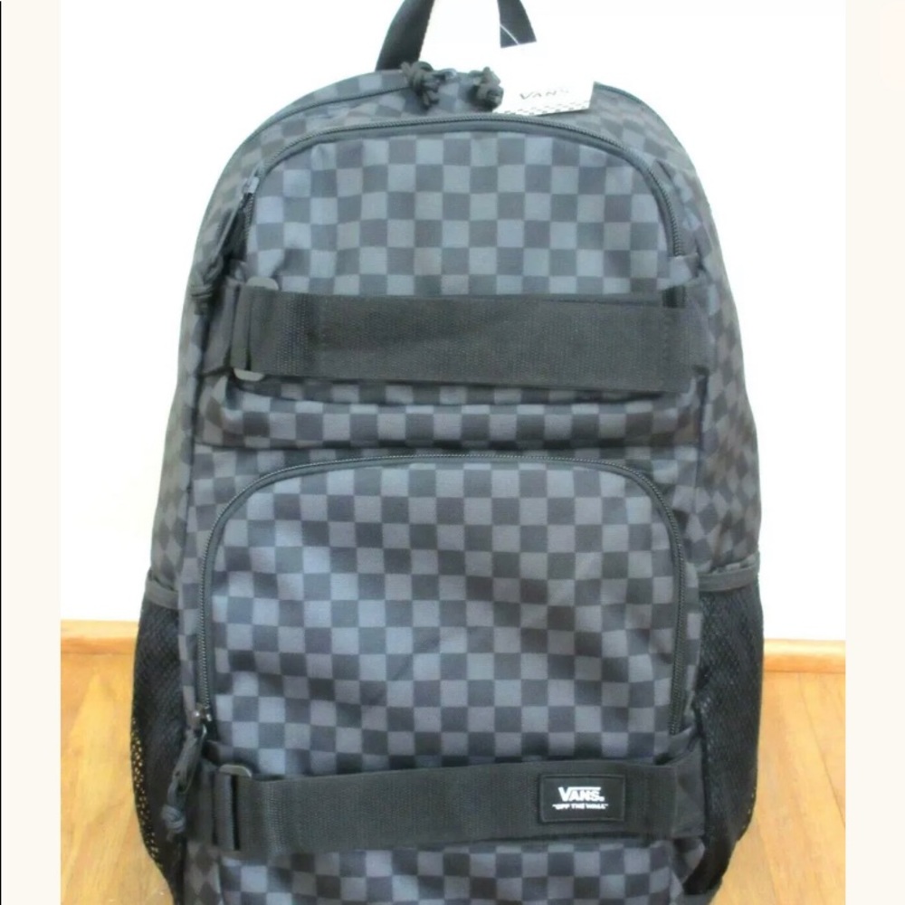 Vans skates pack 3b skateboard backpack checkered
